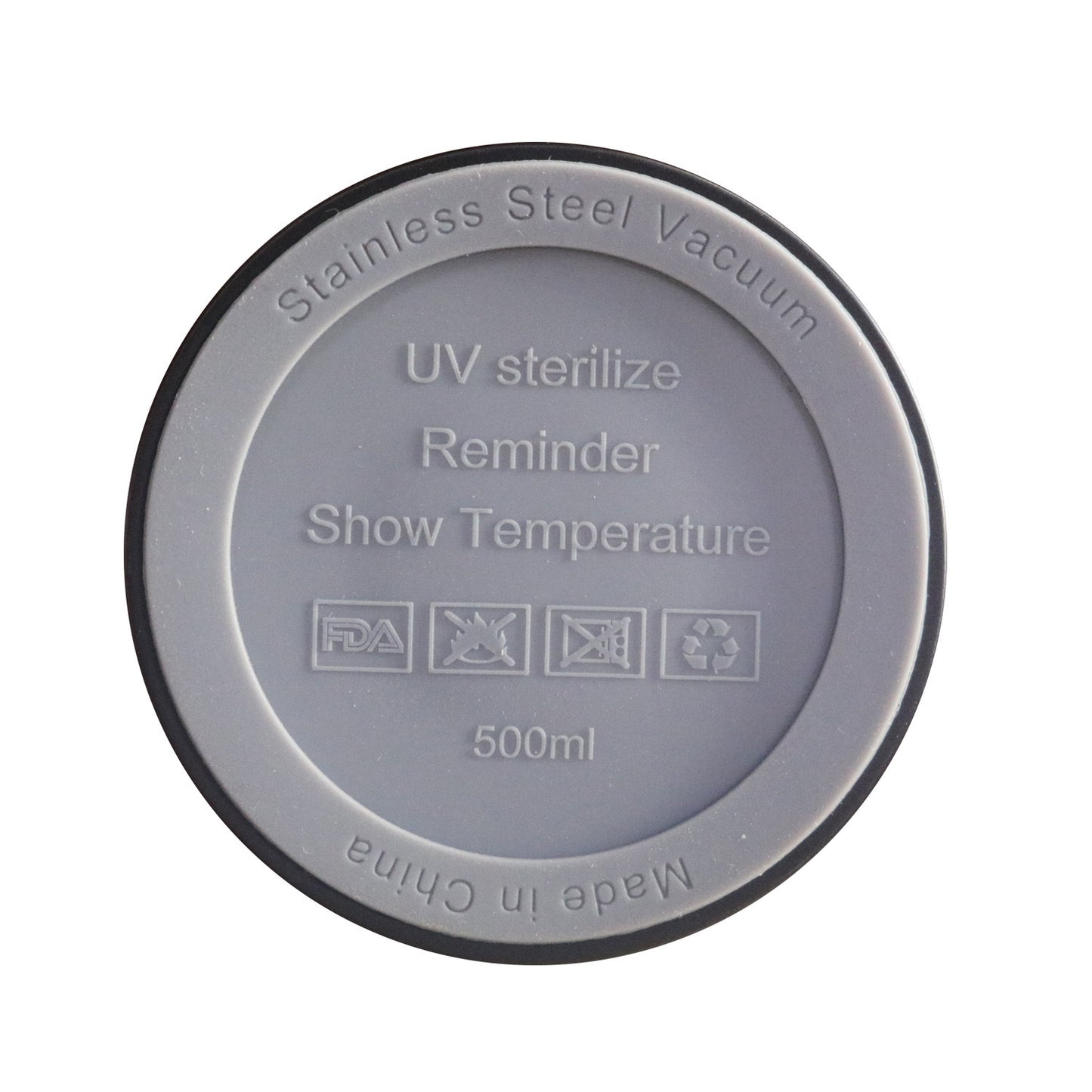 LED UV Disinfection 316 Stainless Steel Vacuum Flask Display Temperature
