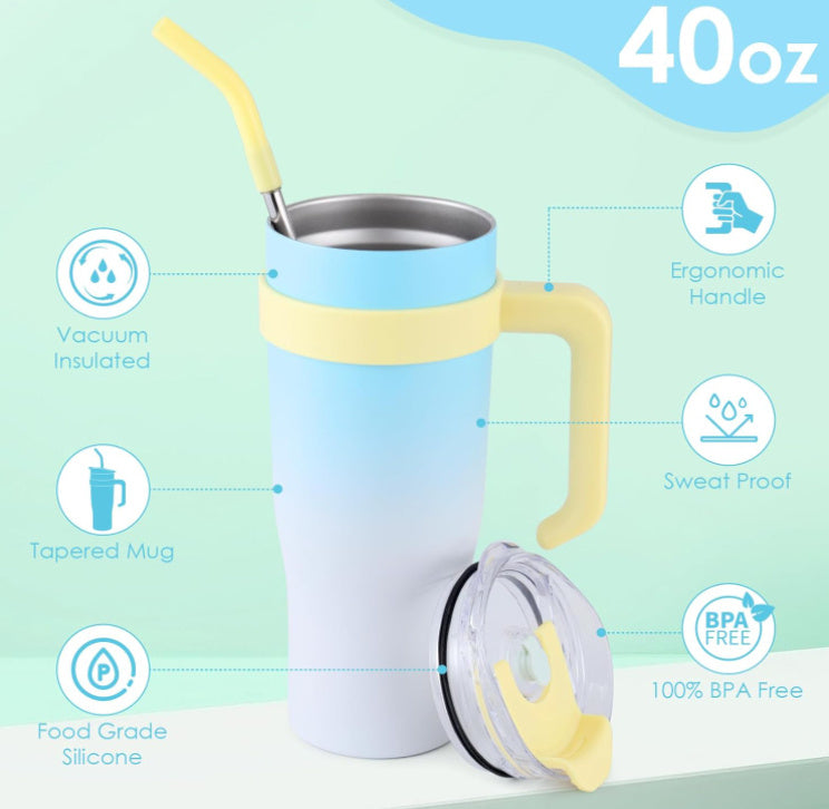 40 Oz Tumbler With Handle