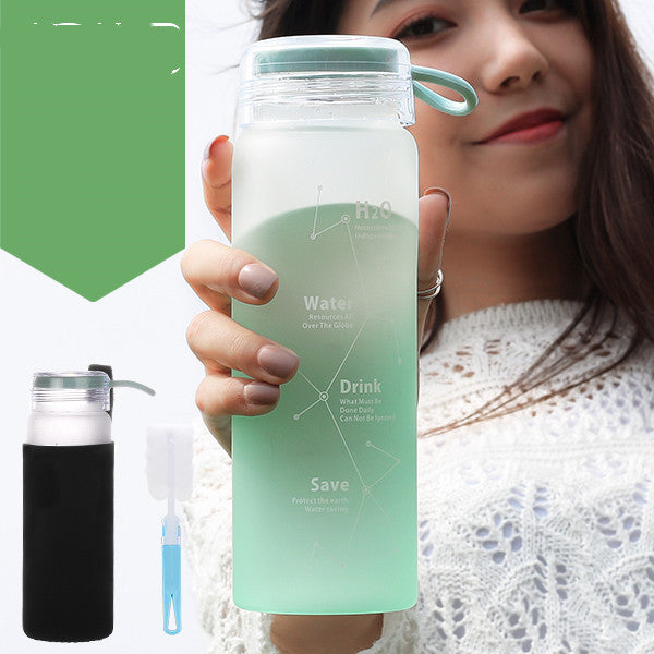 Frosted Starry Sky Large Capacity Portable Water Cup