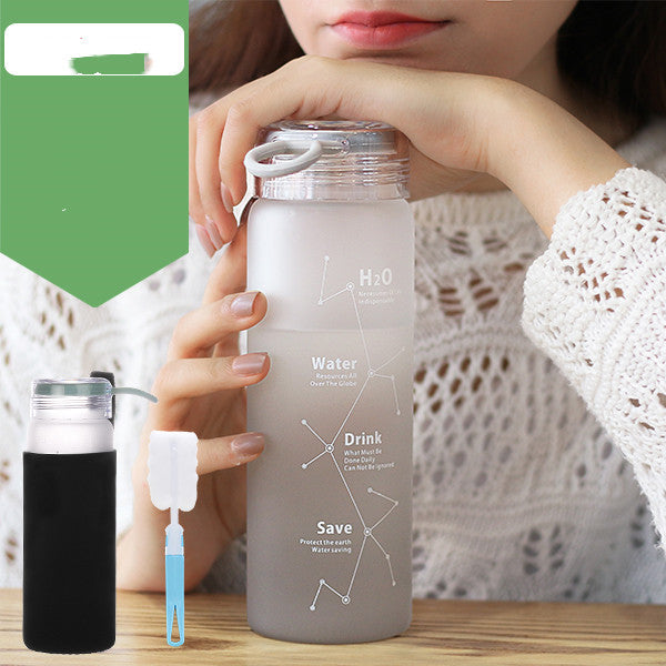 Frosted Starry Sky Large Capacity Portable Water Cup