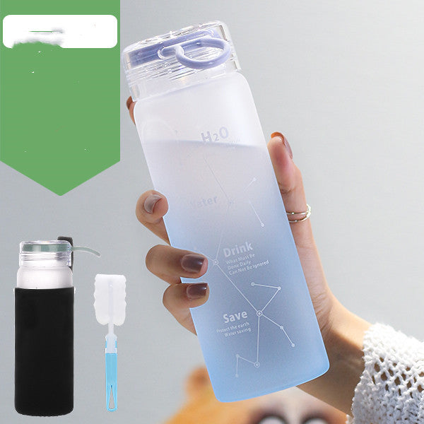 Frosted Starry Sky Large Capacity Portable Water Cup