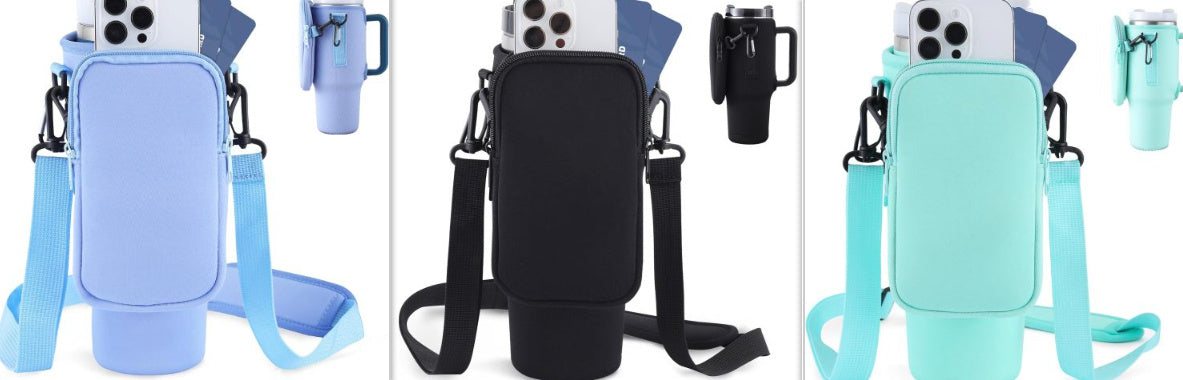 Water Bottle Carrier Bag, Compatible With 40oz Tumbler With Handle